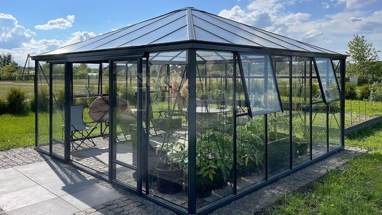 TETRA växthus 21 kvm