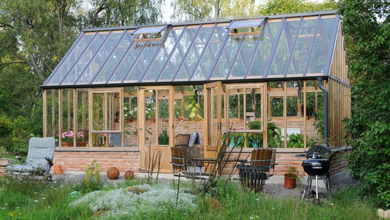 Kingsbury växthus 24,5 m2