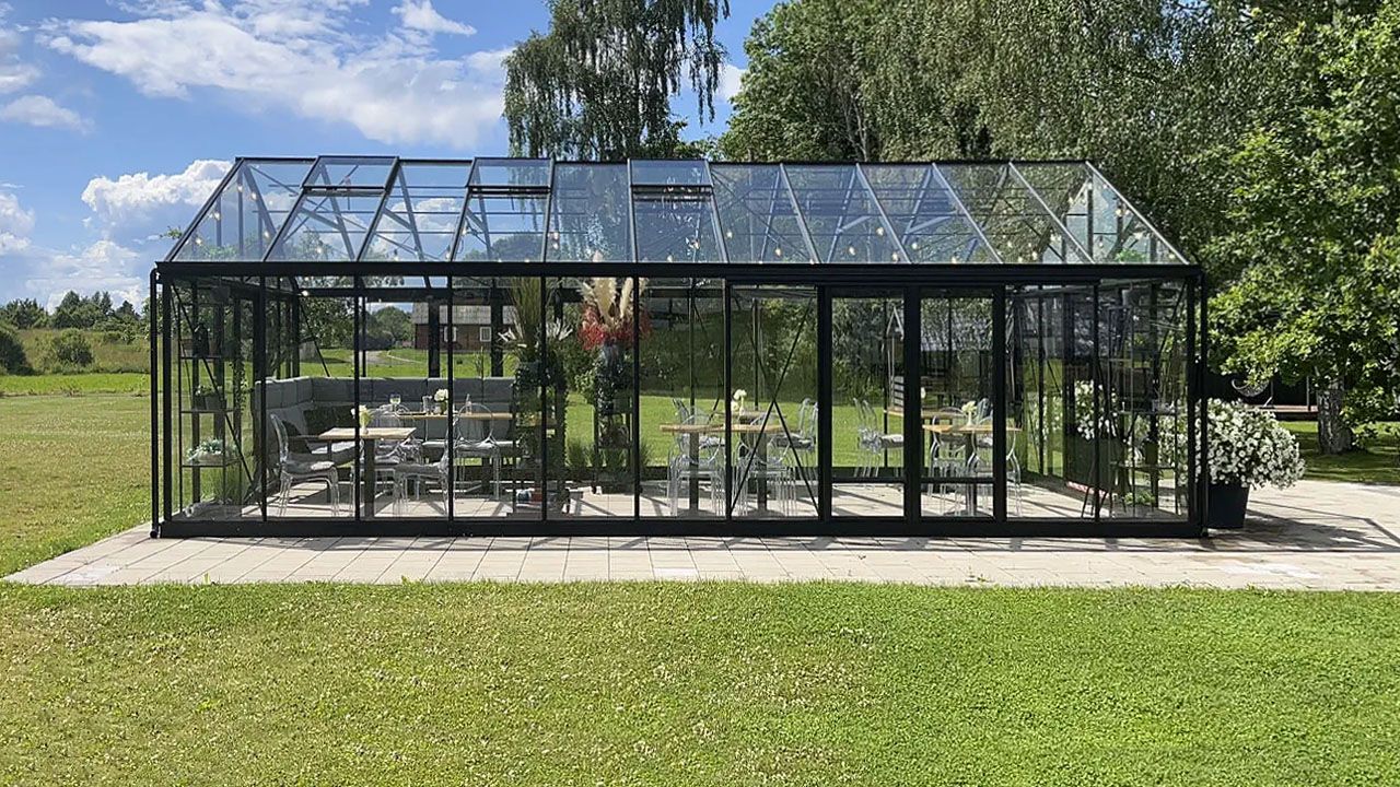 Växthus MAGNA trädgårdsrum 34 kvm